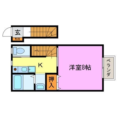 菅谷ハイツの物件間取画像